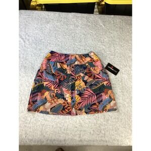 Foray Golf Multi Palm Button Placket Skirt Skort FG-0794-MLTPLM-S Womens Size S